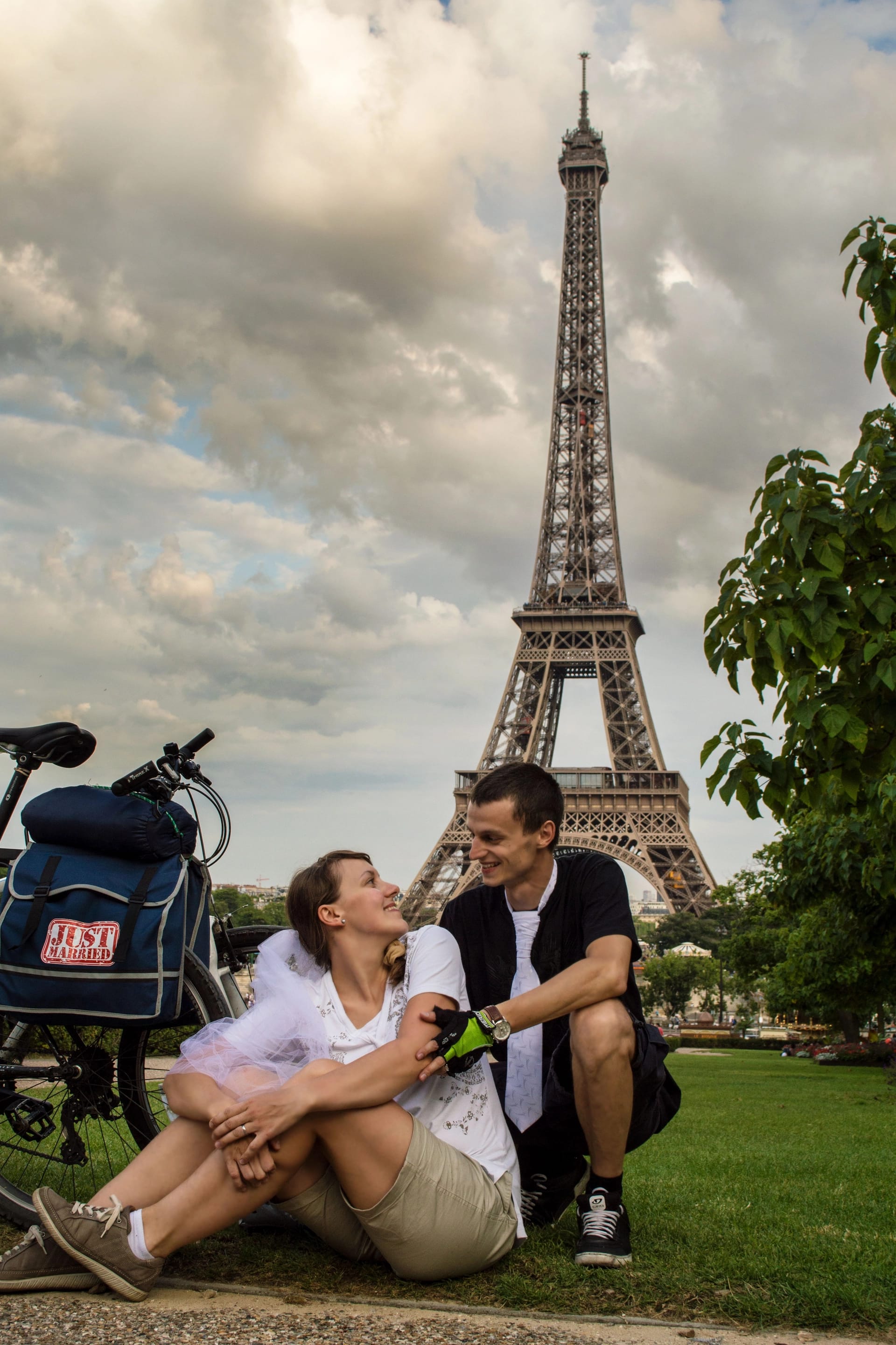 Our honeymoon destination, Paris. 