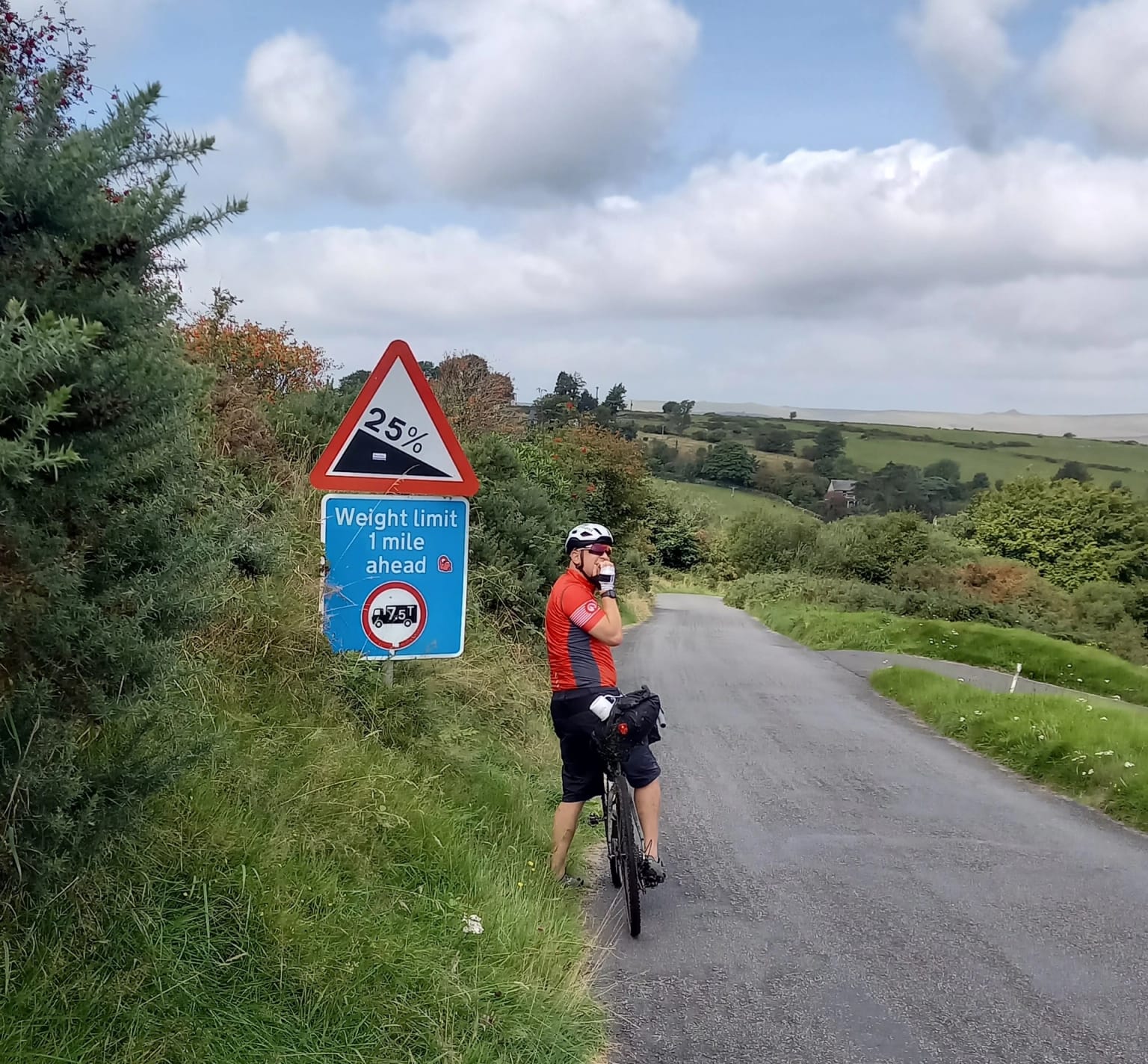 Steep hills of Dartmoor